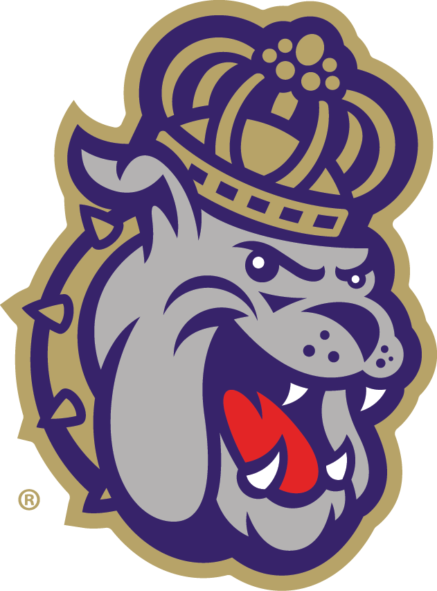 James Madison Dukes 2017-Pres Secondary Logo v2 diy DTF decal sticker